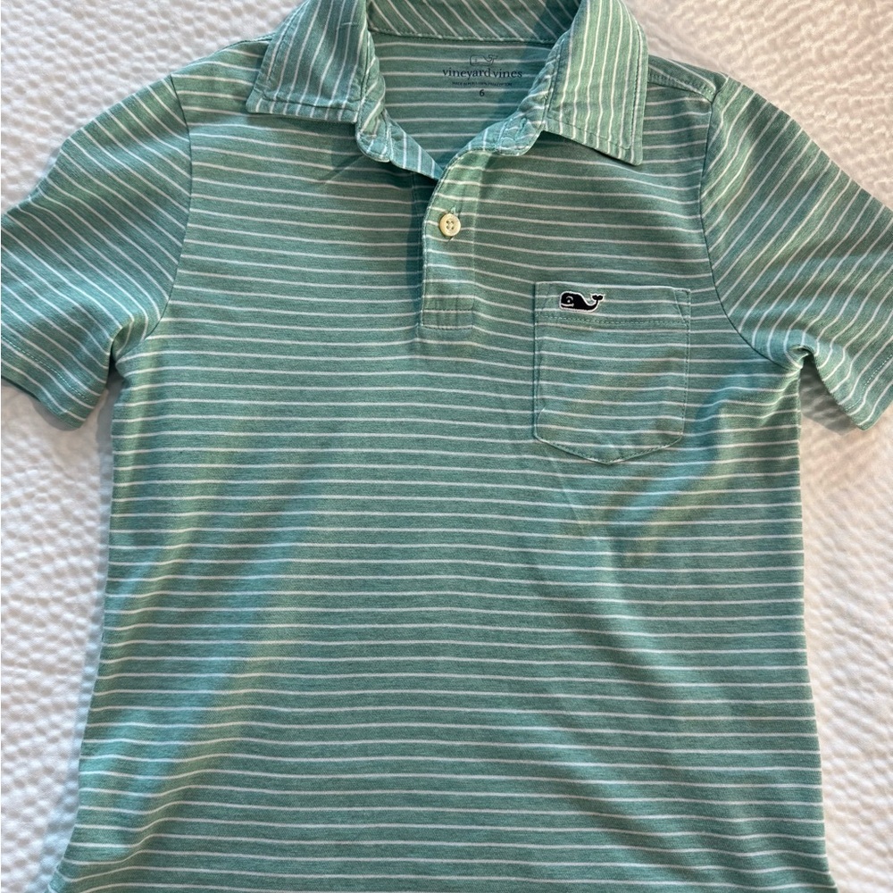 Vineyard Vines Boy’s Striped Polo